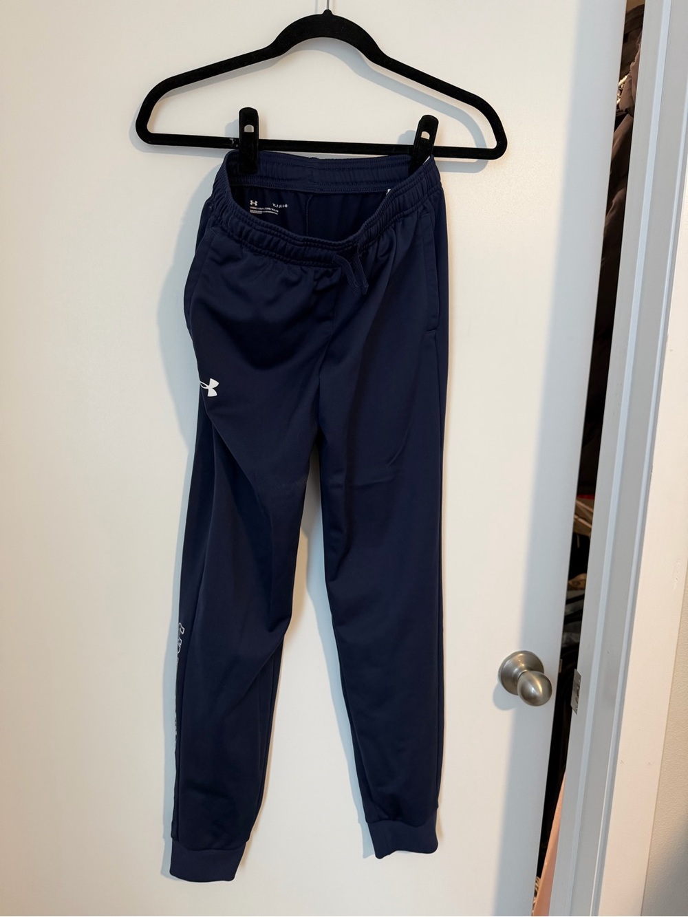 Under Armour Kids Navy Blue Jogger Sweatpants